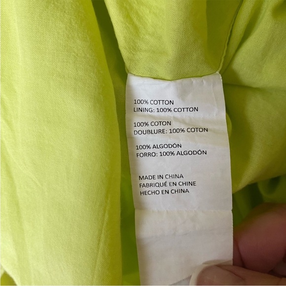 Jason Wu Collective Yellow Midi Dress size 2 - Picture 14 of 16